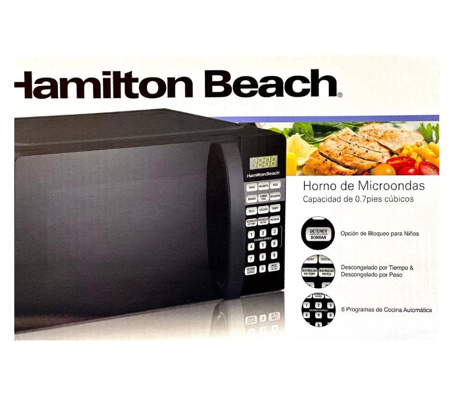 Horno de Microondas Hamilton Beach.