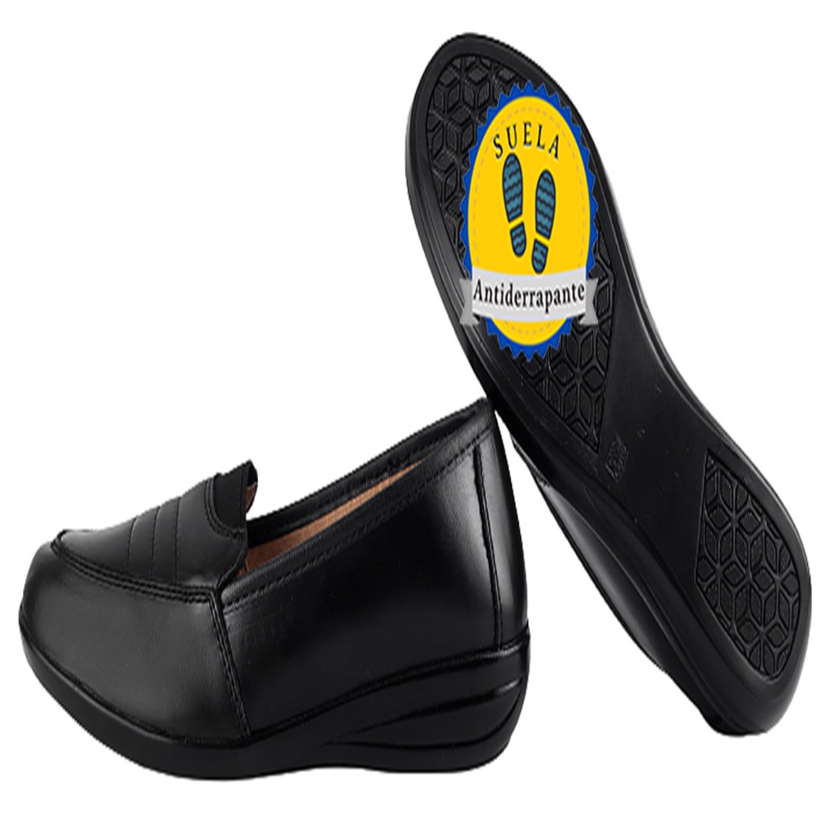 Zapatos Cómodos Dama Pie Diabético Juanetes 100% Piel 1130-n.