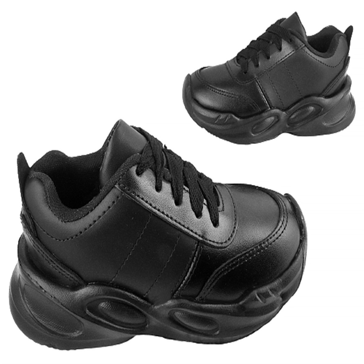 Tenis Niño Escolares Arco Ortopedico 100% Piel 1938-nn 12-21 (12.0 - 21.0).