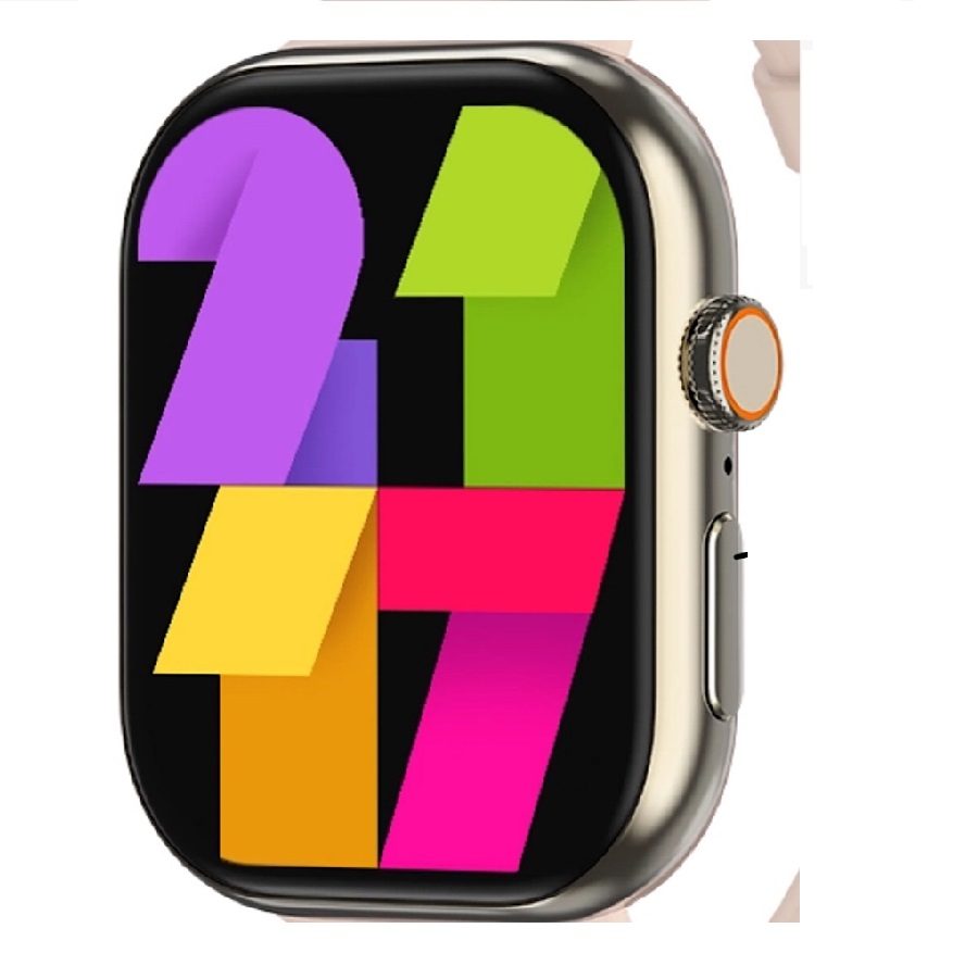 Kit Smartwatch 49 mm Con 7 Correas HW Ultra 2 Bluetooth Reloj Inteligente Recargable Carga Inalambrica