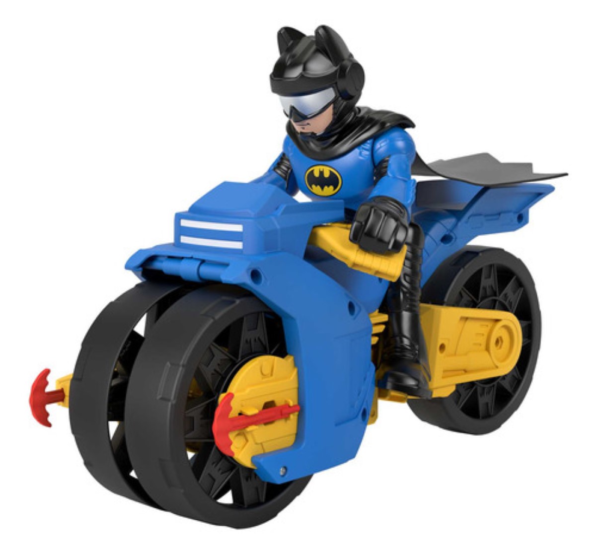 Imaginext Dc Super Friends Figura Batimoto Xl Y Batman azul