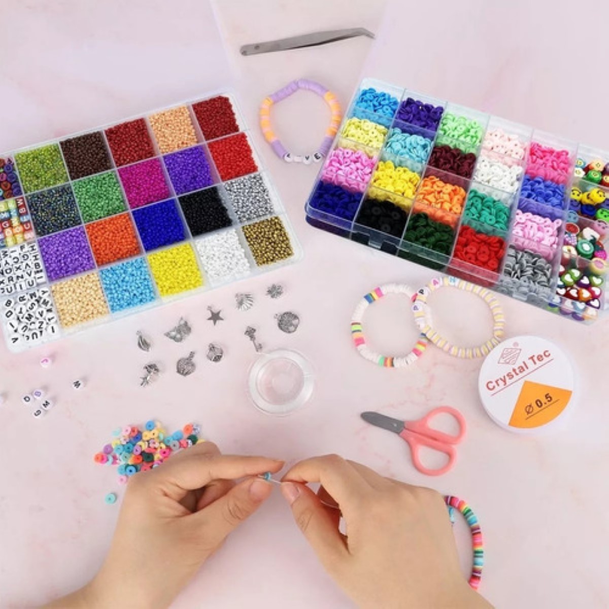 30000+ Diy Kits Para Hacer Pulseras Cuentas Bisuteria Casero