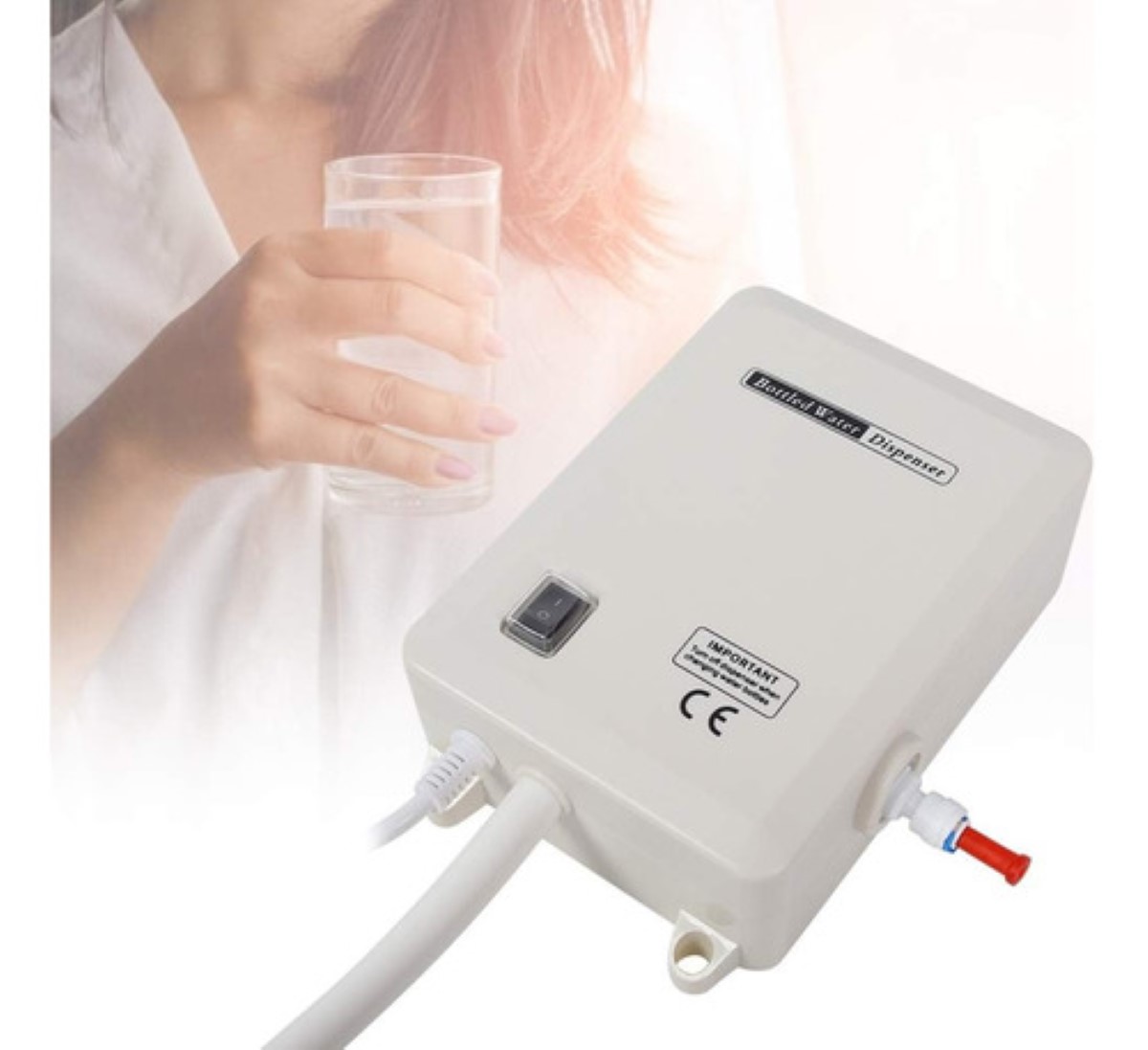 Bomba De Agua Para Refrigerador Dispensador De Agua E Hielo blanco