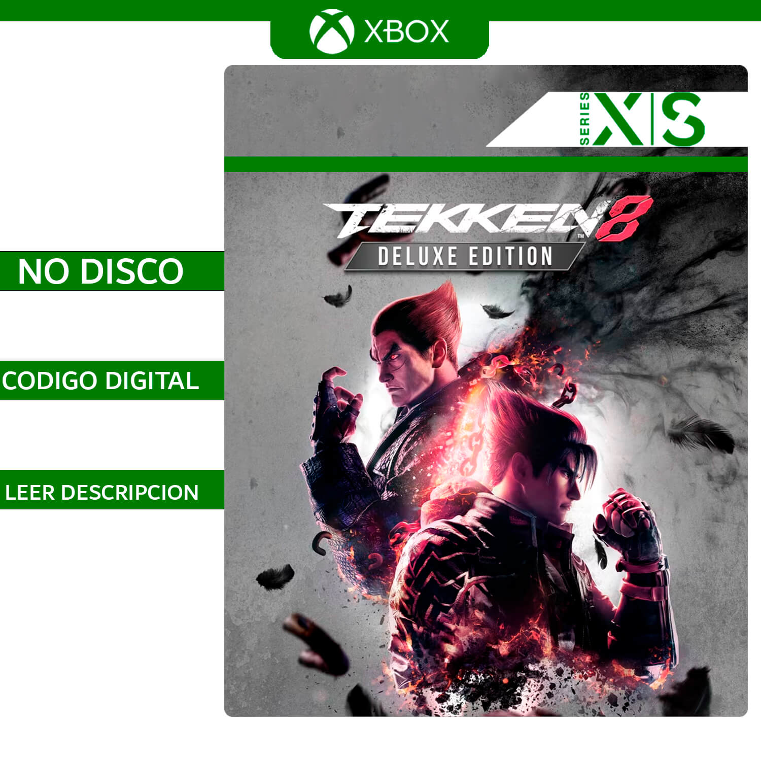 Tekken 8 Deluxe edition SOLO XBOX SERIES XlS - Leer Descripcion - Codigo Digital