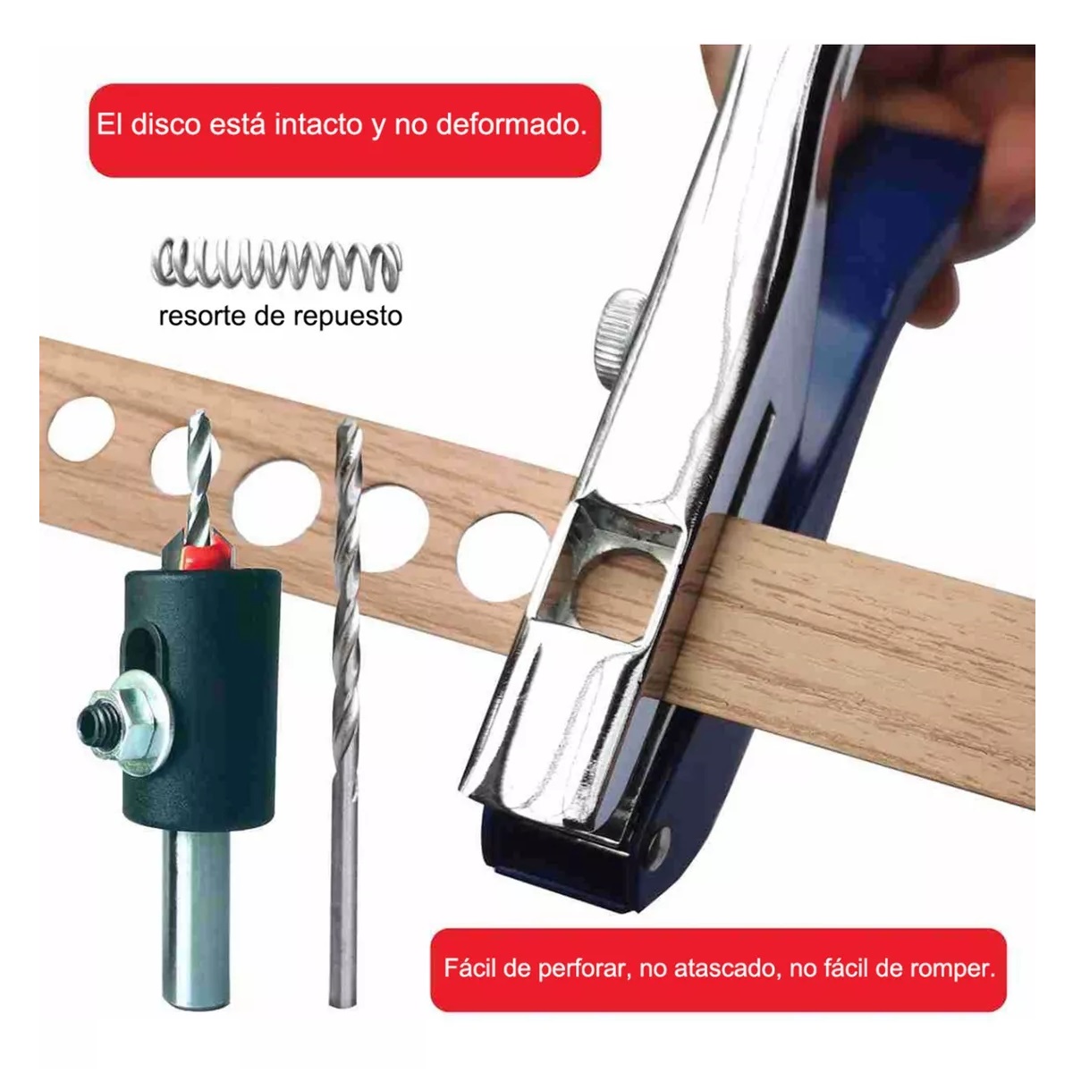 Perforadora De 8mm Para Tornillo Con Taladro