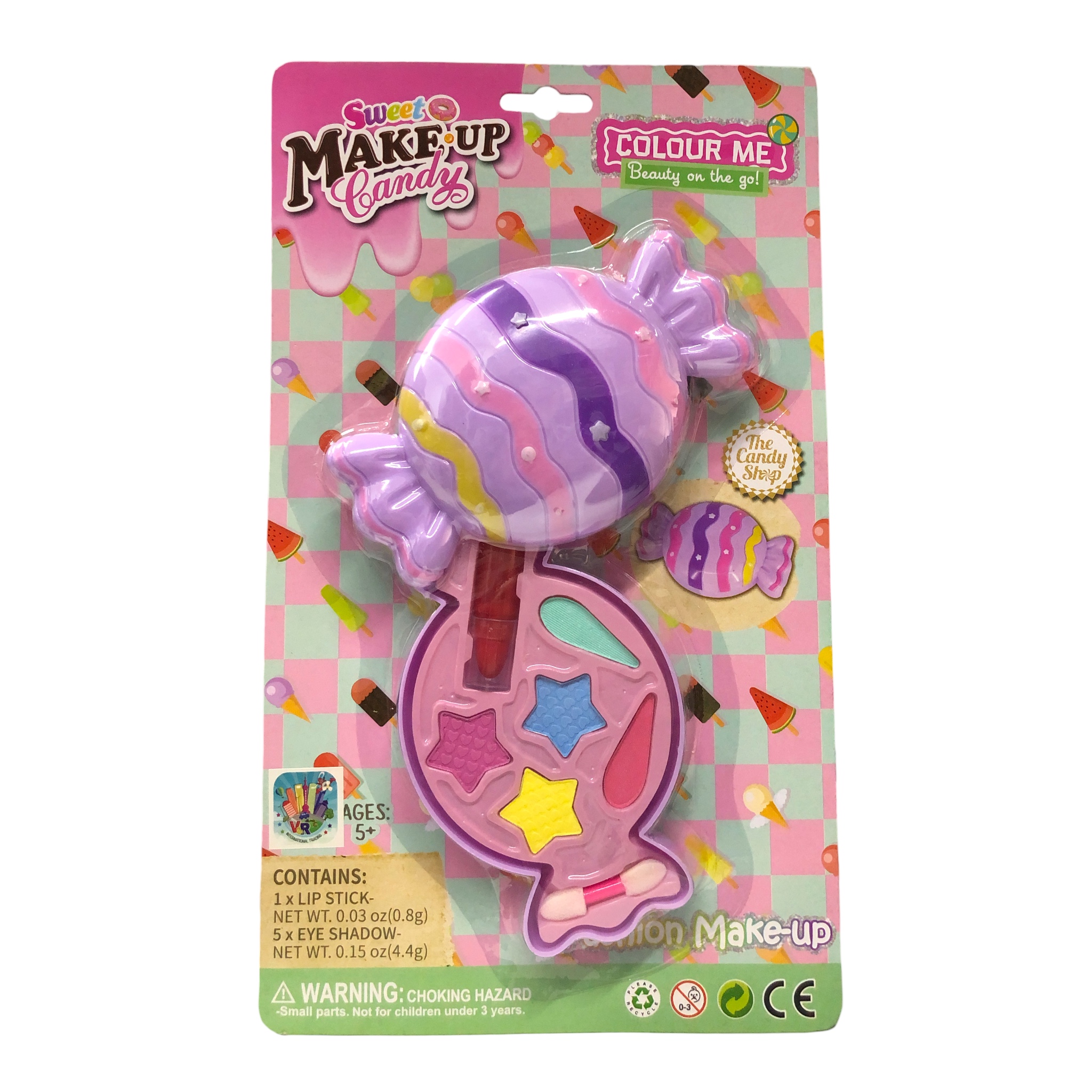 Juguete Set De Maquillaje Caramelo Básico
