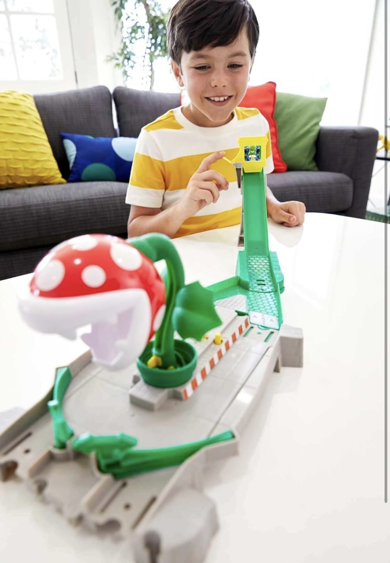 Pista de Coches Mario Kart Piraña 