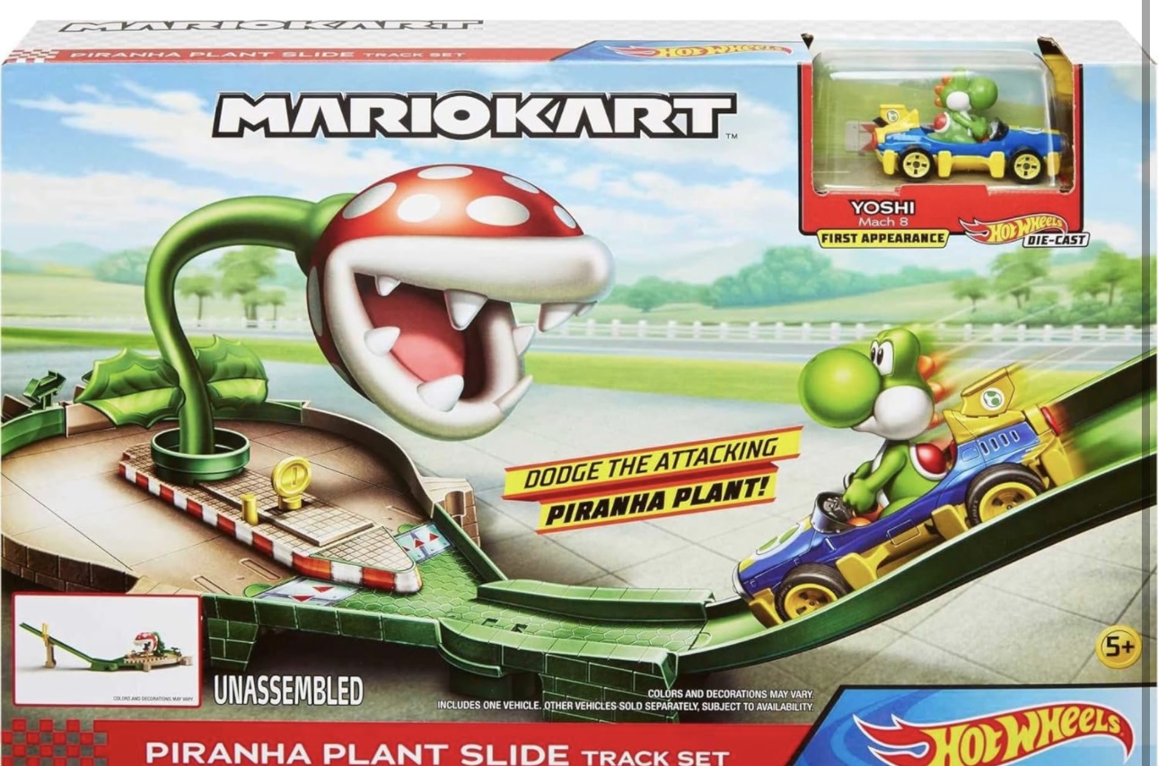 Pista de Coches Mario Kart Piraña 