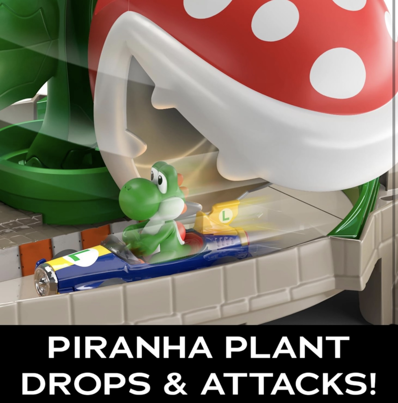 Pista de Coches Mario Kart Piraña 