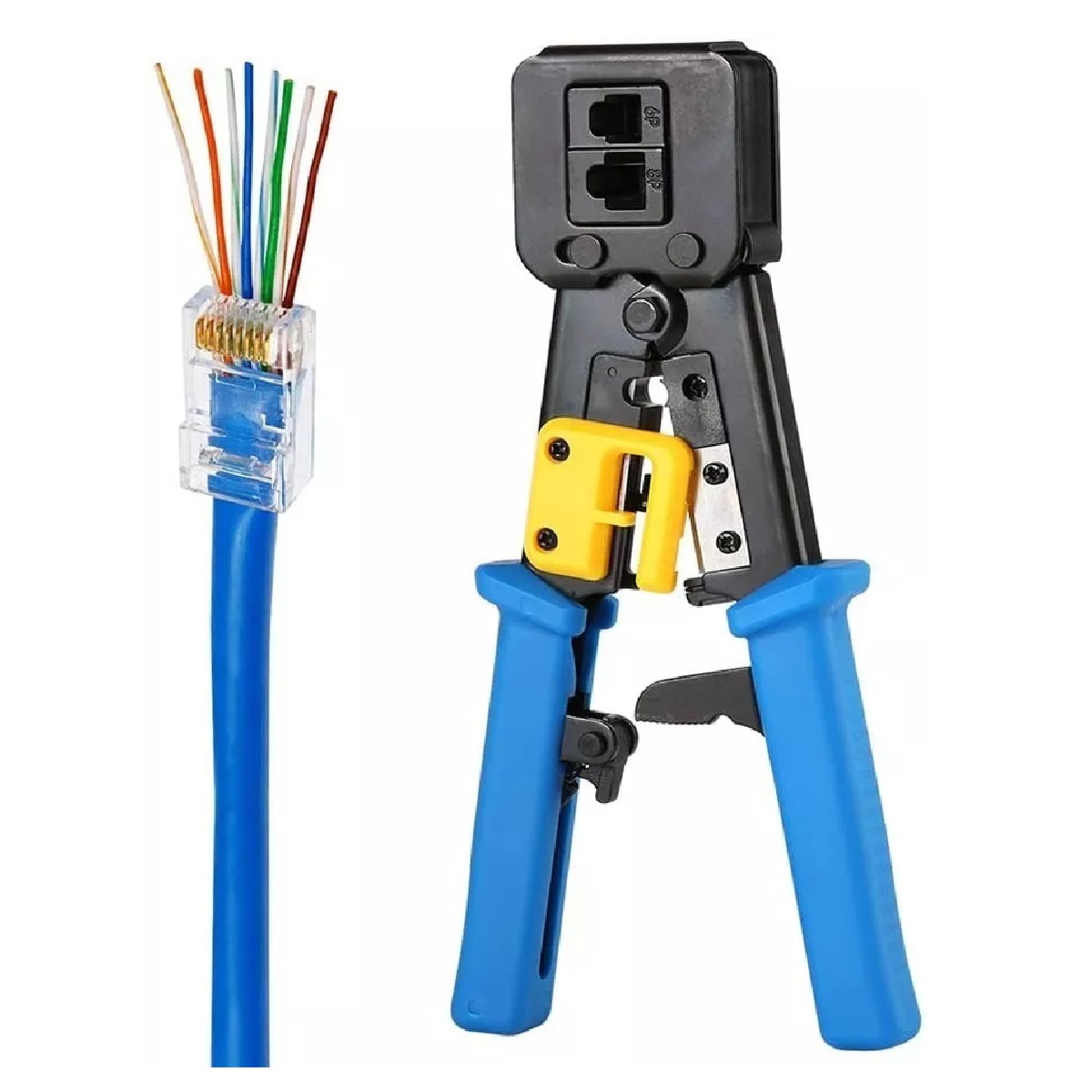 Pinza Pelacables Automatica De Red Rj45 Rj12 Cat5 Cat6 8p8c