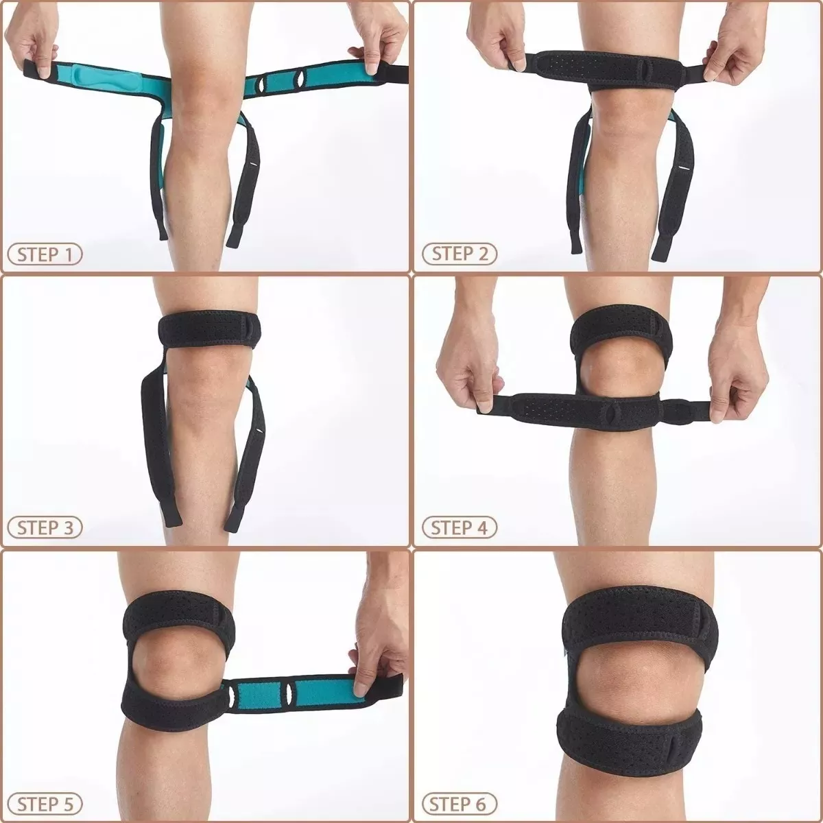 Rodillera Ajustable Para La Rodilla Soporte Para Deportes