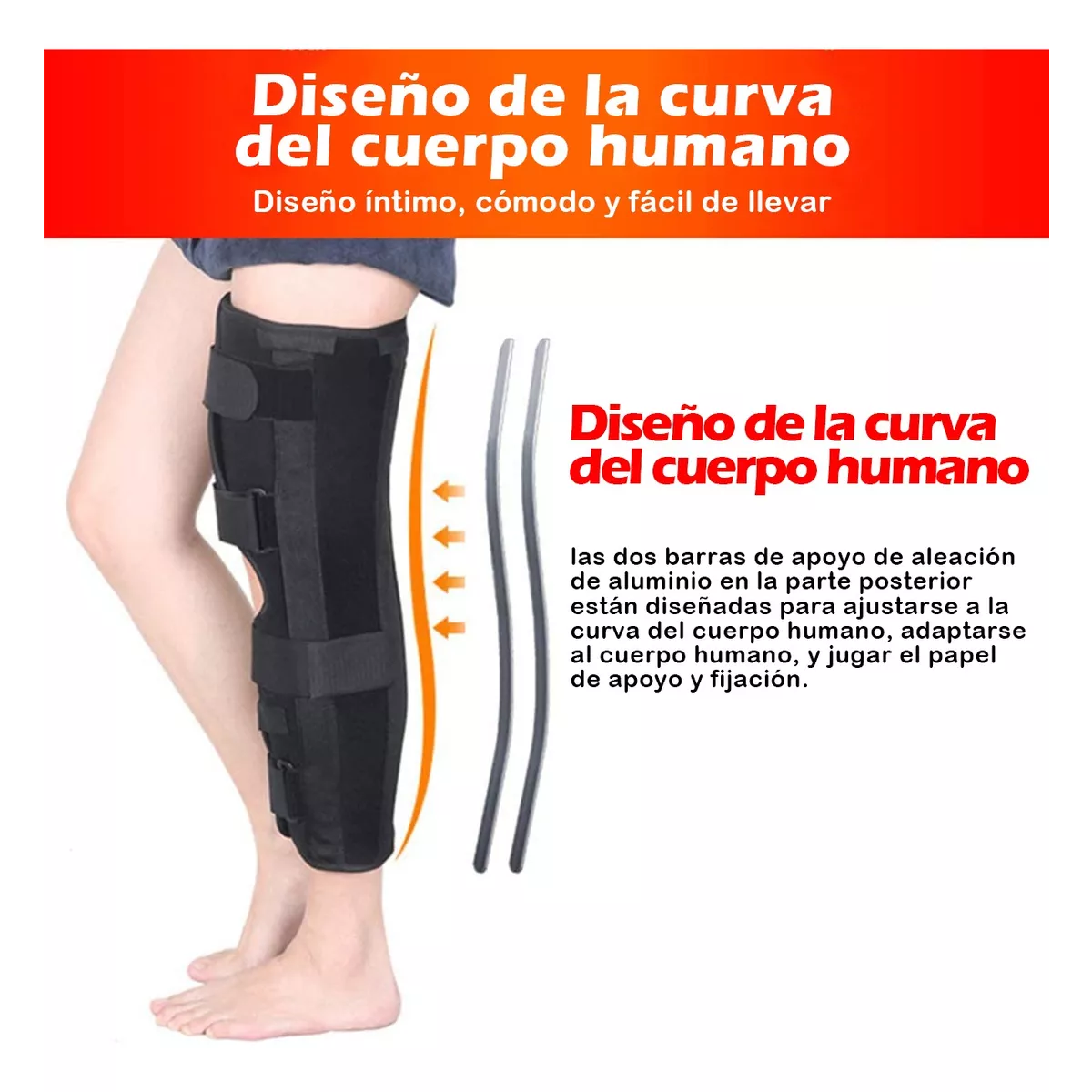Férula Inmovilizadora De Rodilla Protector De Ligamentos