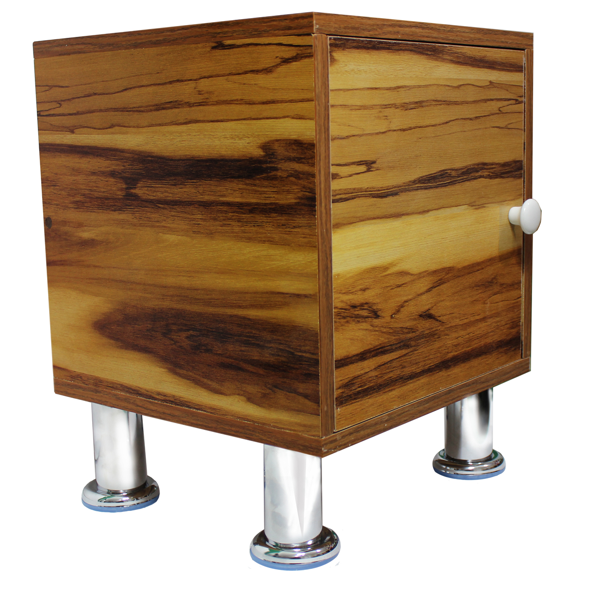 Buro Recamara Mueble Incluye Luz Led Moderno Envio Ensamblado Color Madera.