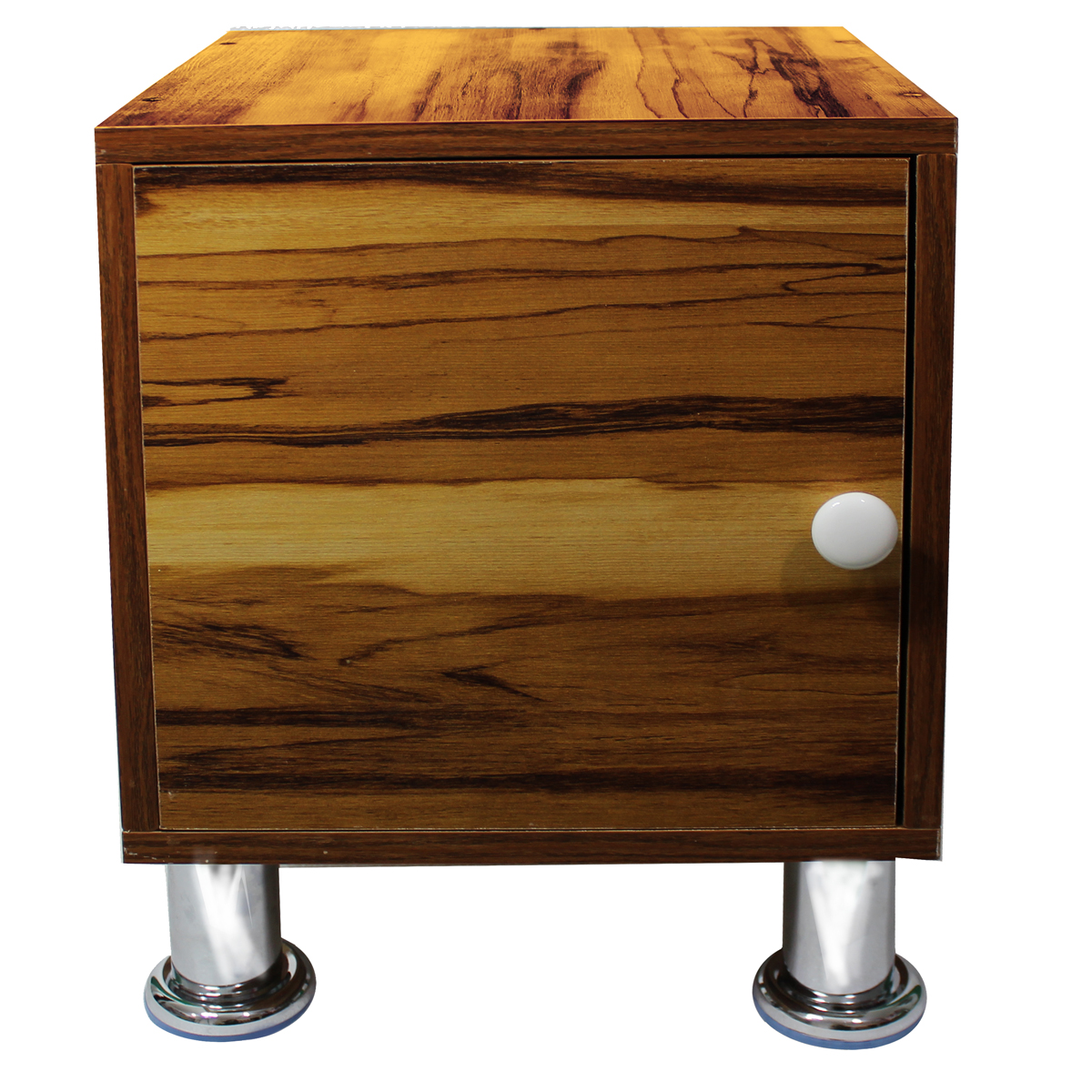 Buro Recamara Mueble Incluye Luz Led Moderno Envio Ensamblado Color Madera.