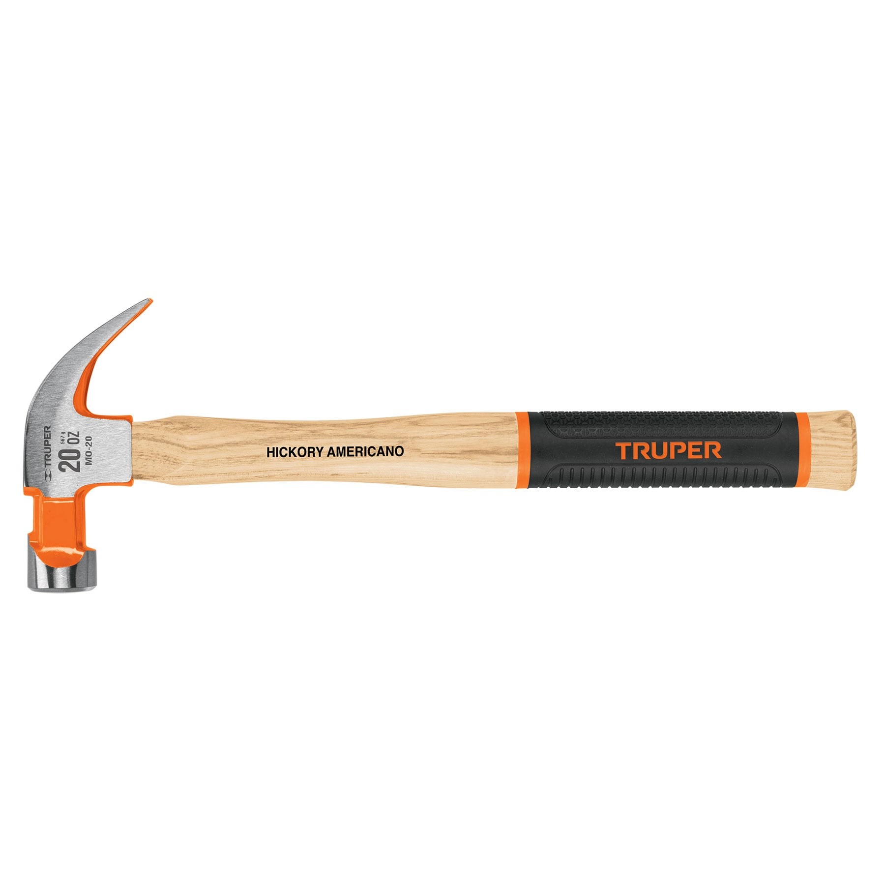 MARTILLO PULIDO 20 OZ UÑA CURVA, MANGO HICKORY, TRUPER 16656