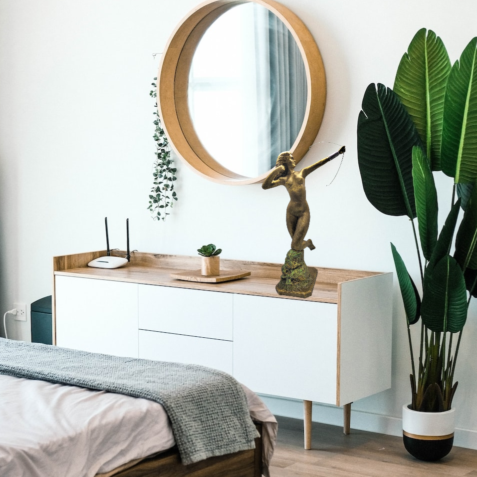 Escultura Diana Cazadora 44cm