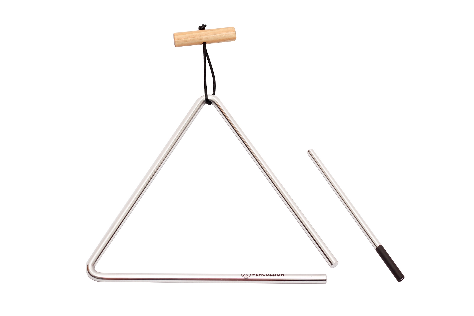 Triangulo Musical de Aluminio Brillante 21 cm