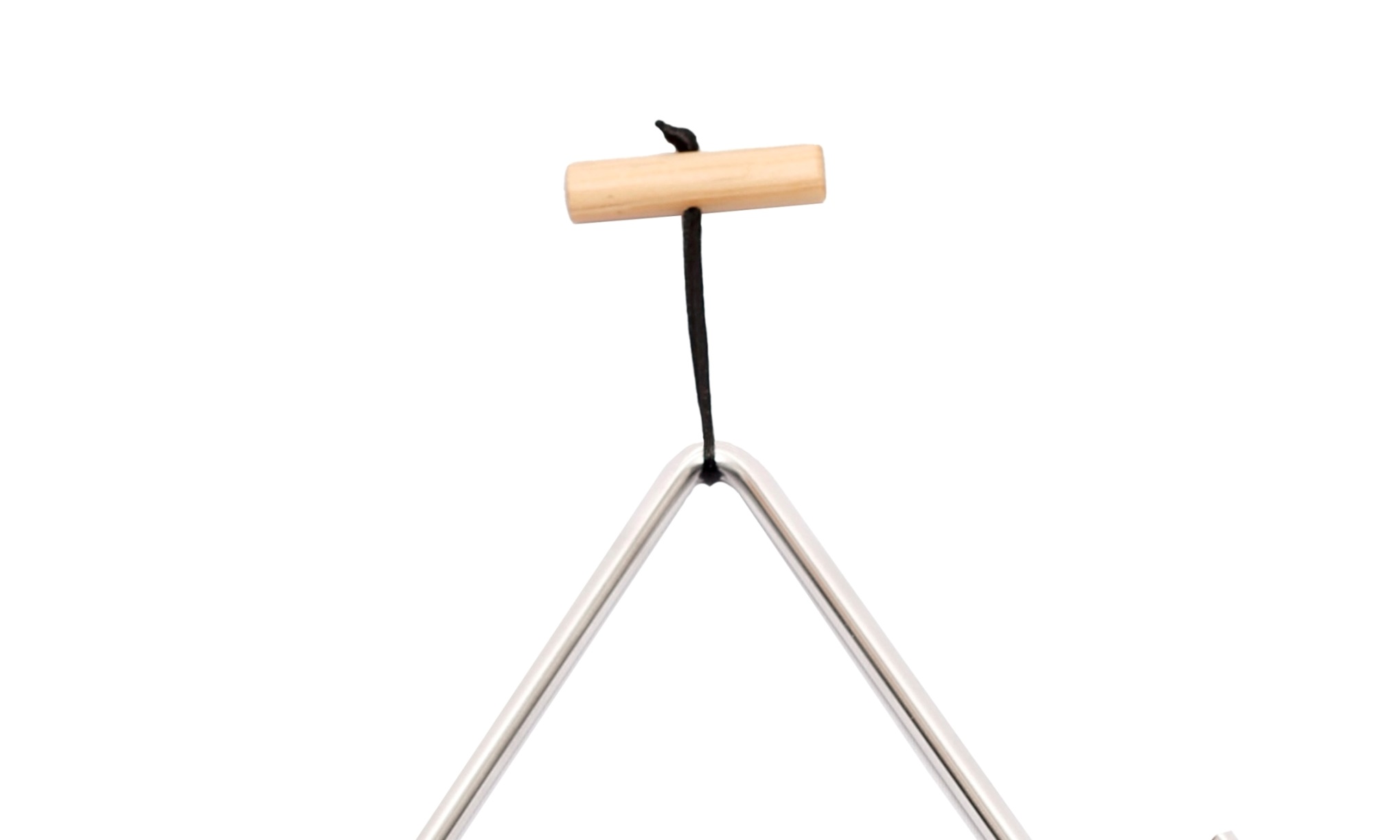 Triangulo Musical de Aluminio Brillante 25 cm