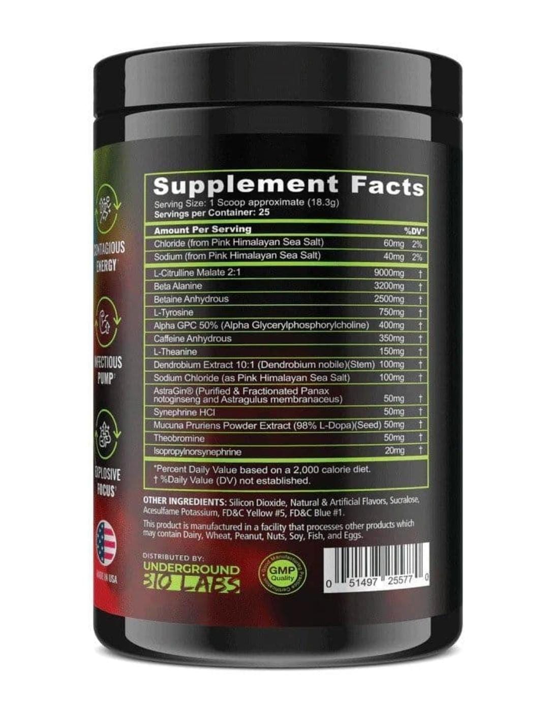 Pre Entreno Pandamic Extreme 456gr 25 serv