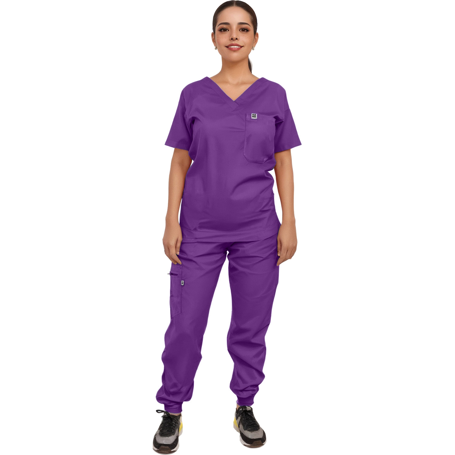 Pijama Quirurjica Uniforme Medico Jogger Mujer Algodon