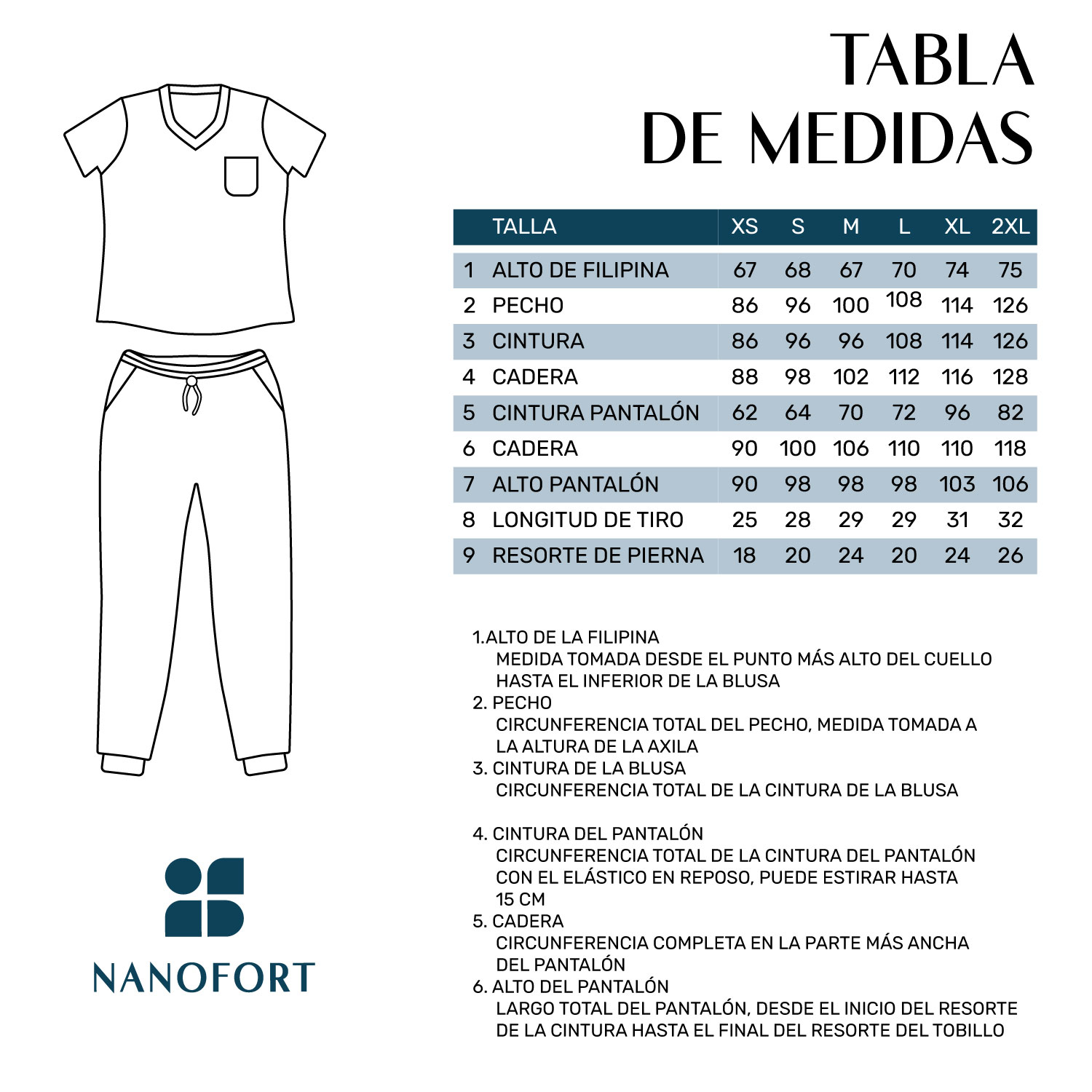 Pijama Quirurjica Uniforme Medico Jogger Mujer Algodon