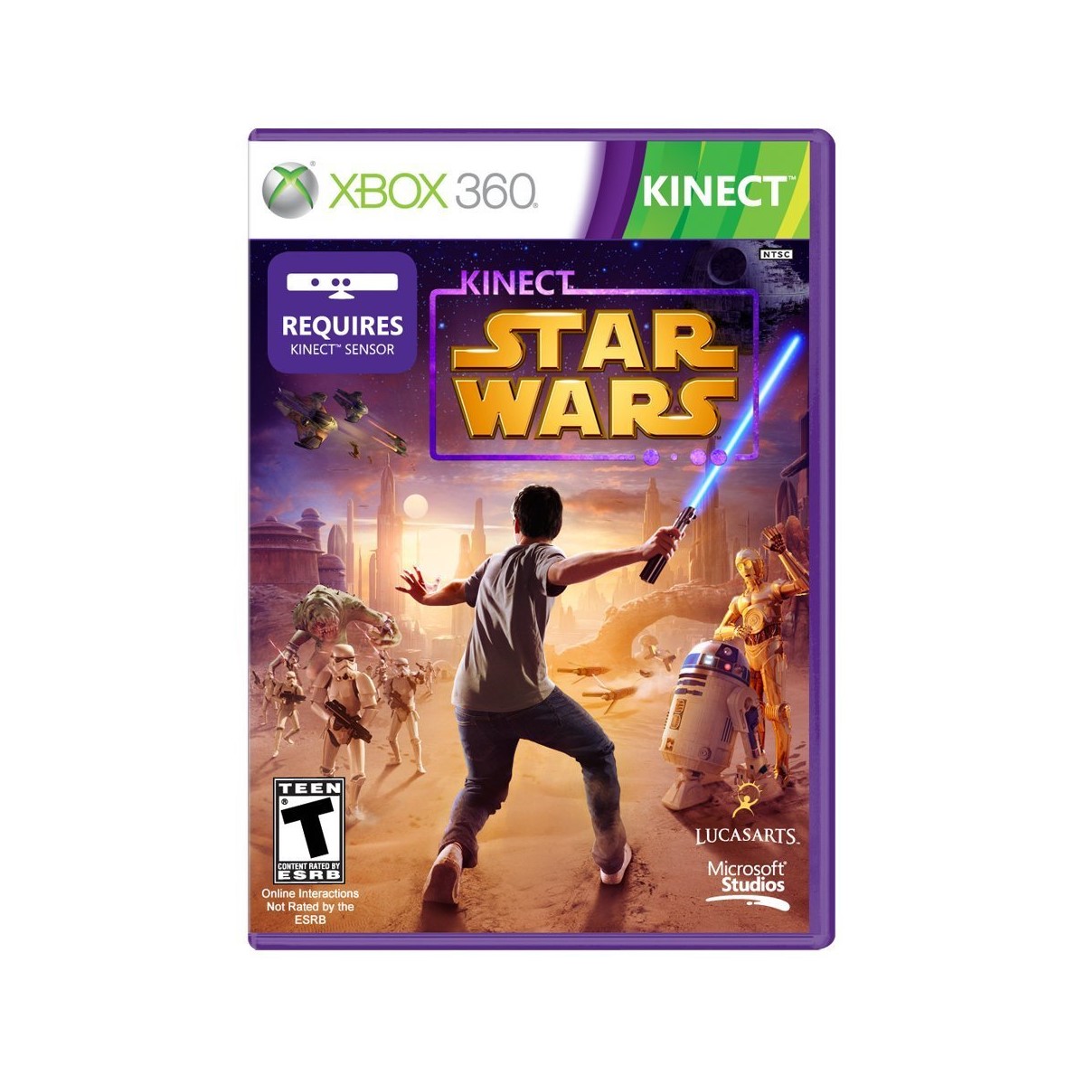 Juego disco Xbox 360 Kinect Star Wars gamer físico consola cartucho