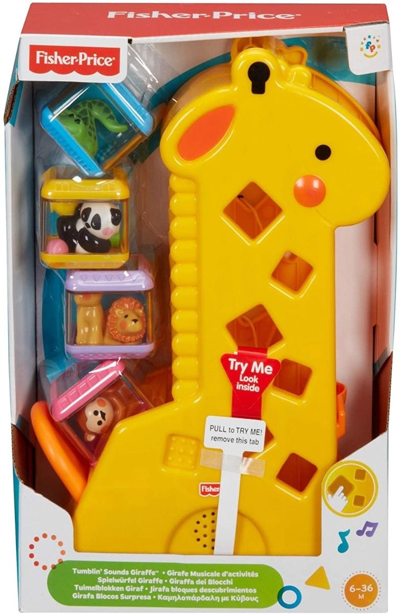 FISHER-PRICE PEEK-A-BLOCKS JIRAFA