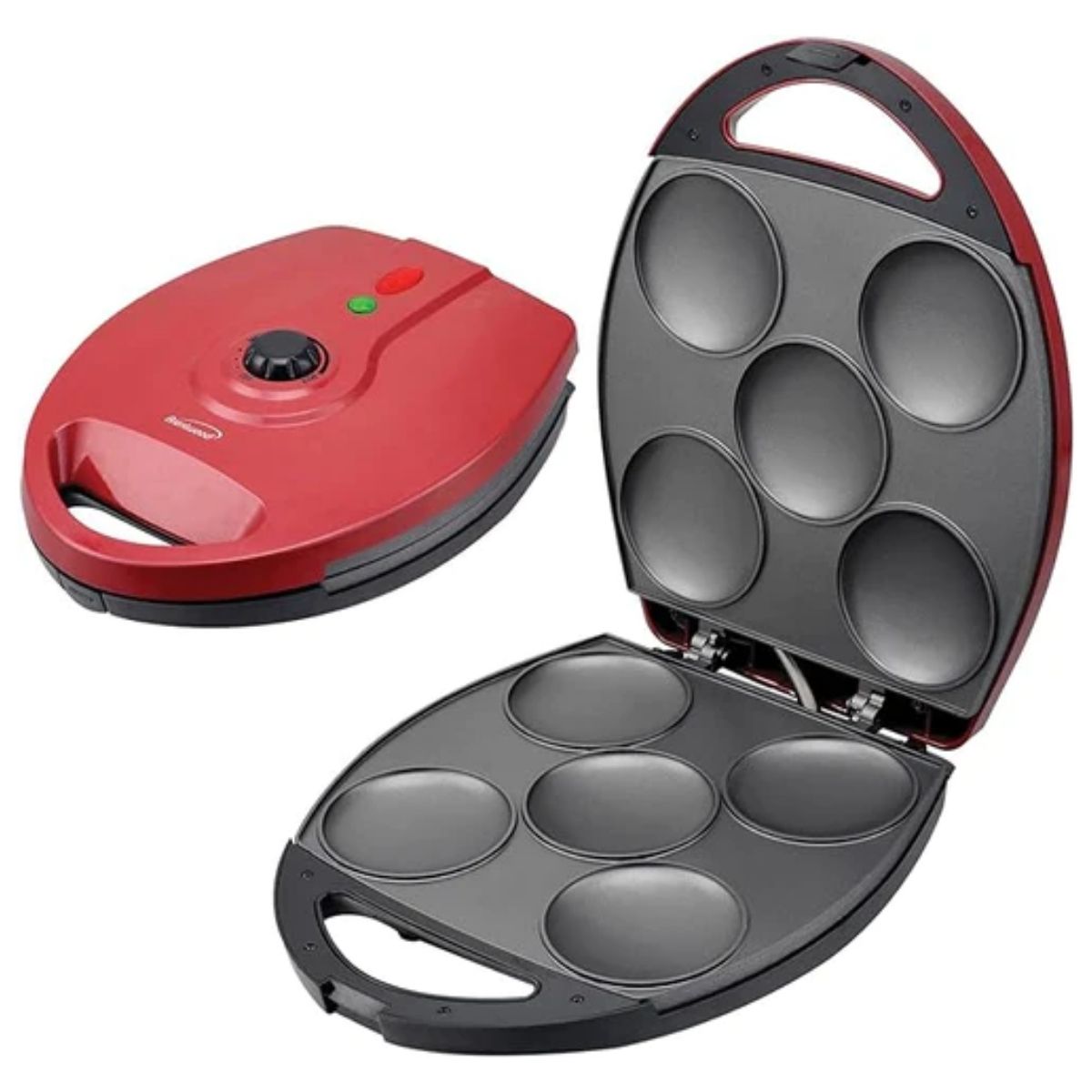 Maquina para Hacer Arepas Brentwood AR-137 5 Piezas Vino 5 Piezas Vino