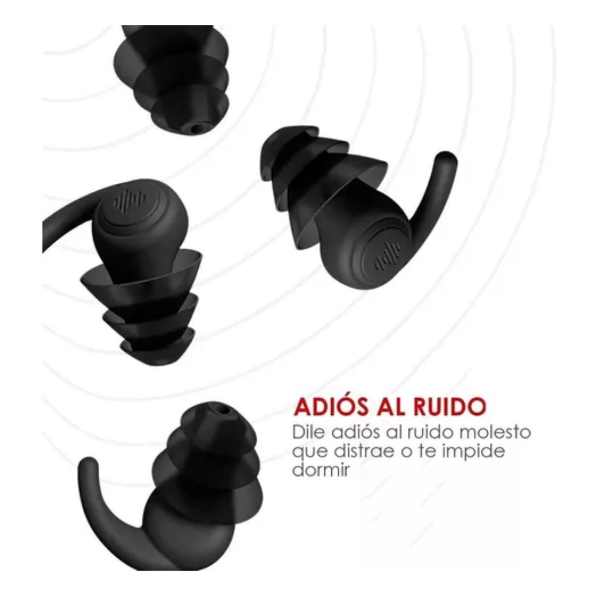 Tapones De Oídos Con Cancelación De Ruido Impermeables NEGRO