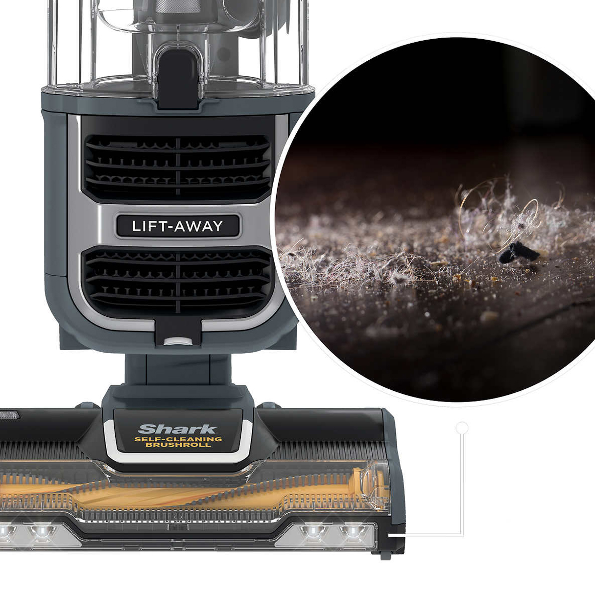 Aspiradora Vertical SHARK Navigator UV725 Lift-Away Plata 