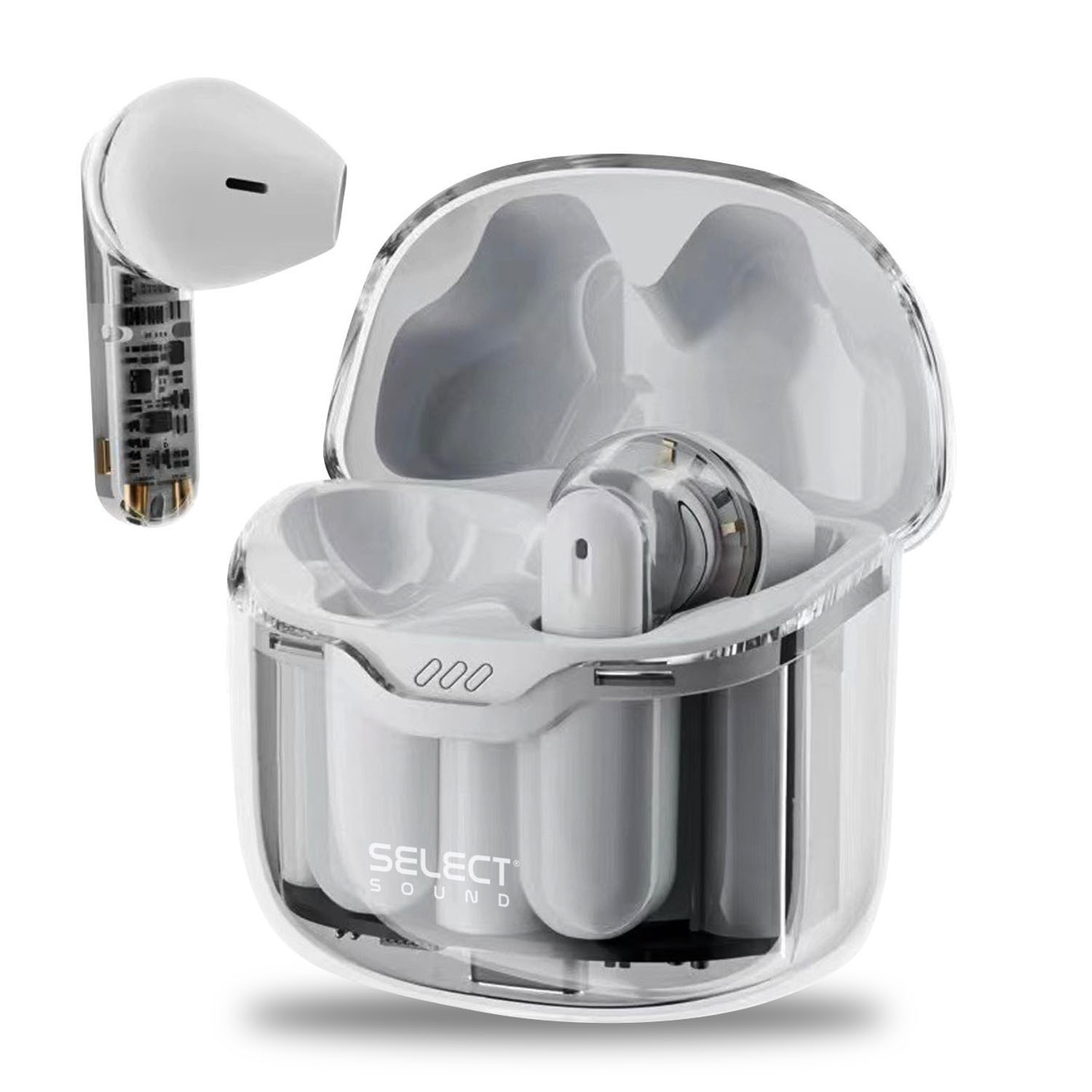 Audífonos Inalámbricos Bluetooth In-ear  Select Sound Crystal Tws BTH040 Colores