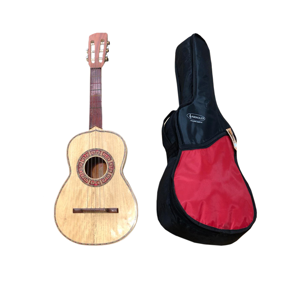 Vihuela de Cedro Artesanal Natural Funda y Accesorios