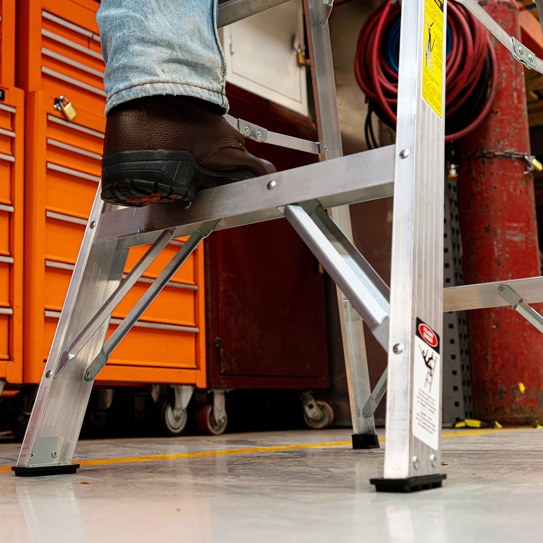 ESCALERA DE TIJERA TIPO III 3 ESCALONES, TRUPER 16741