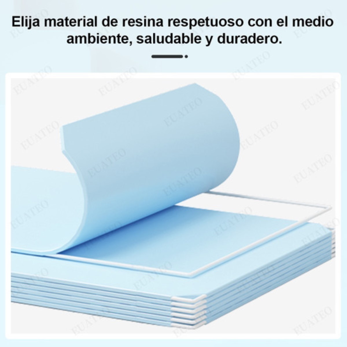 Armario Plástico Portátil Dibujos Animado Para Niño 8 Puerta AZUL