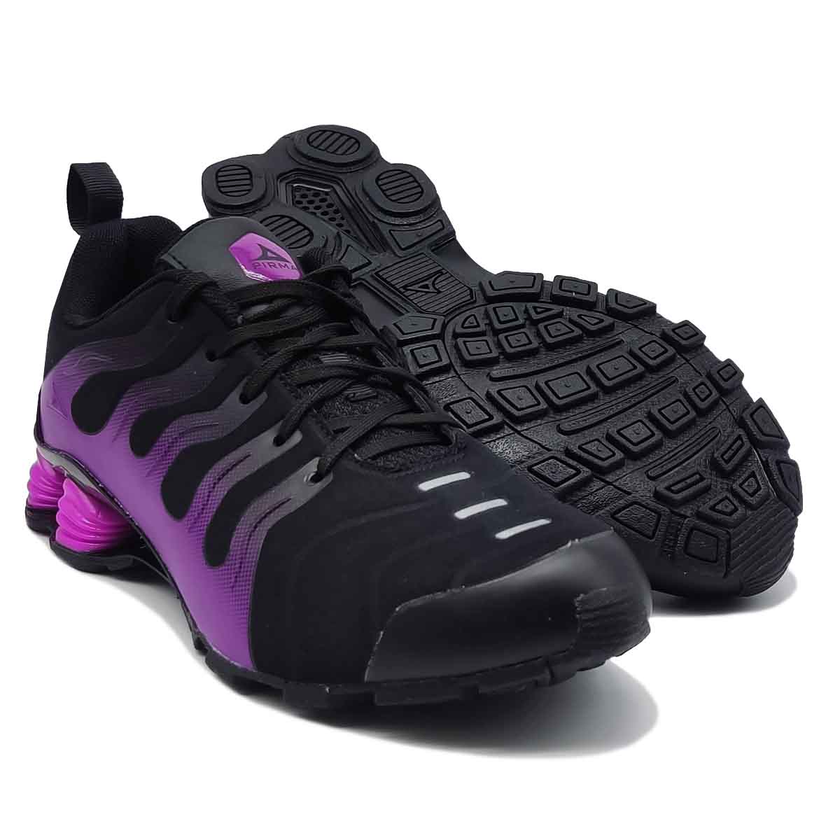 Tenis Pirma 4528 Negro Morado Mujer Runing Correr Ejercicio Originales