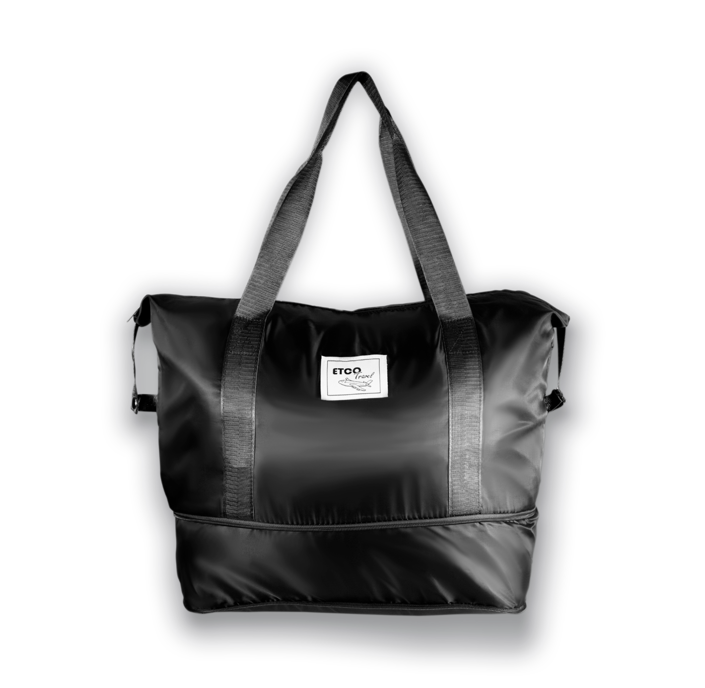 Maleta Bolsa De Viaje Deportiva Gym Negra Tote Bolsa Multiusos