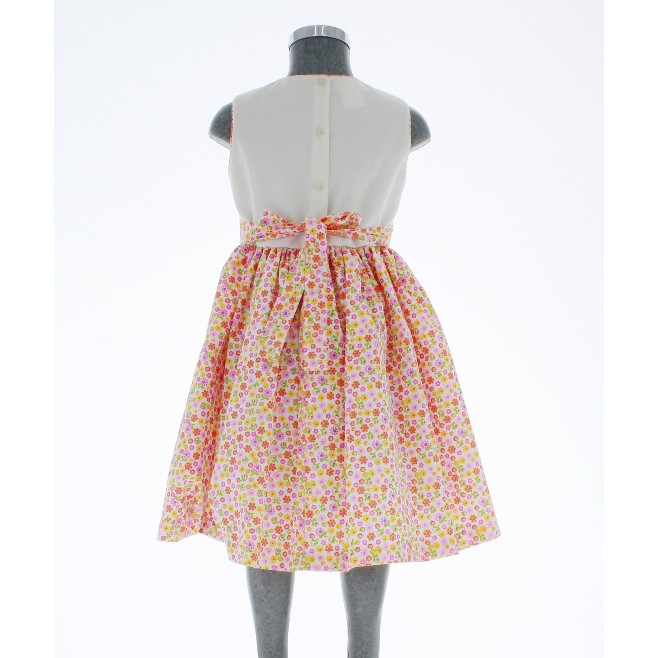 Vestido para Niña Blanco con Bolero 1 a 8 años 3577.