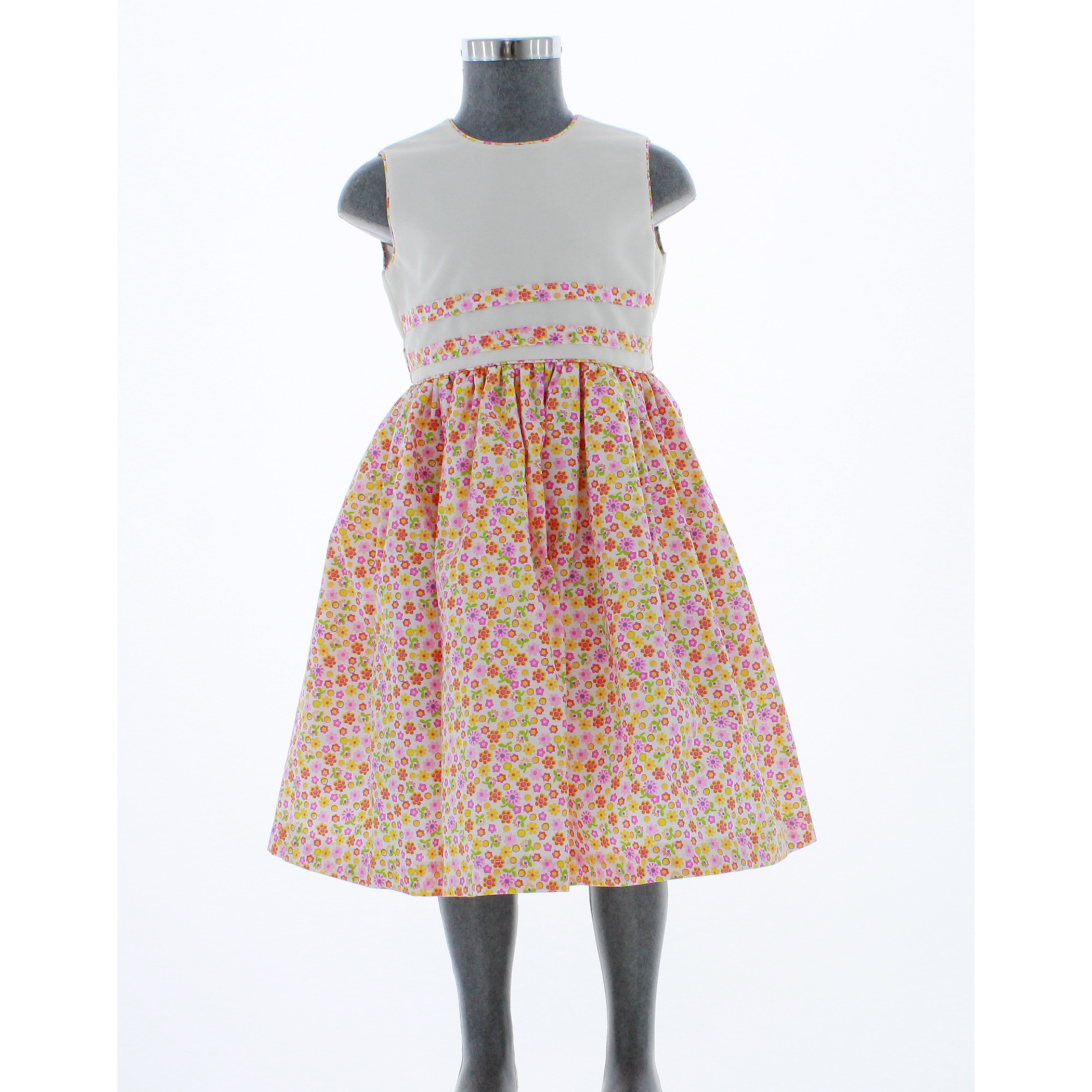 Vestido para Niña Blanco con Bolero 1 a 8 años 3577.