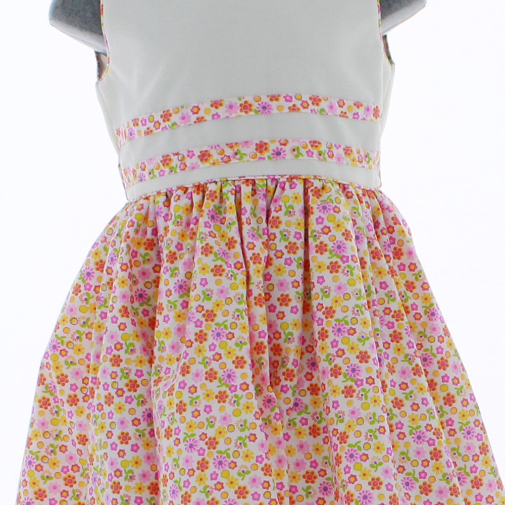 Vestido para Niña Blanco con Bolero 1 a 8 años 3577.