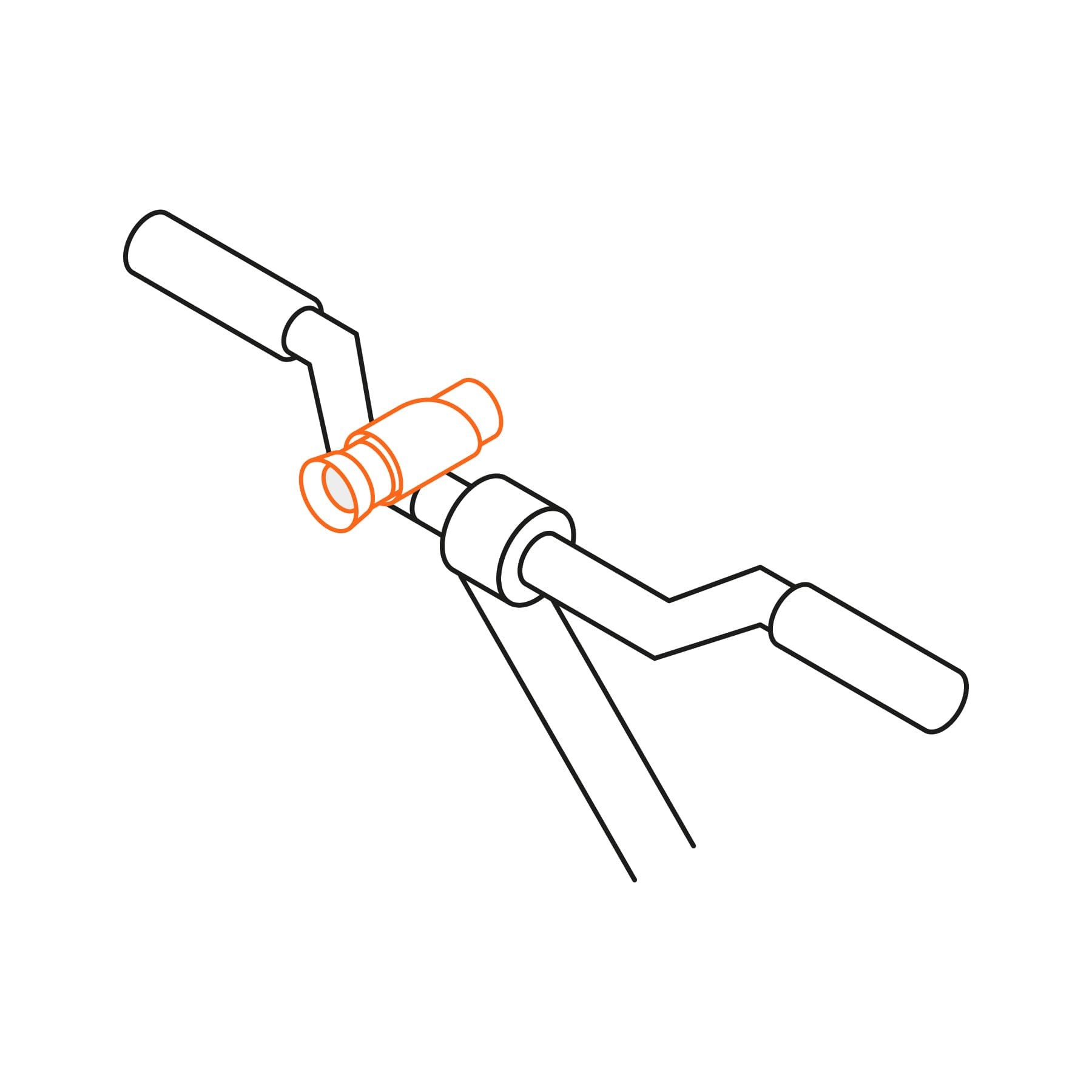 LINTERNA DELANTERA 100 LM PARA BICICLETA CON 3 PILAS AAA TRUPER 16796