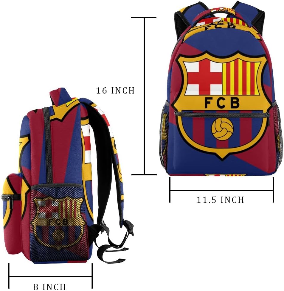 Mochila Futbol Barcelona Fc Niño Original Grande Sin Ruedas