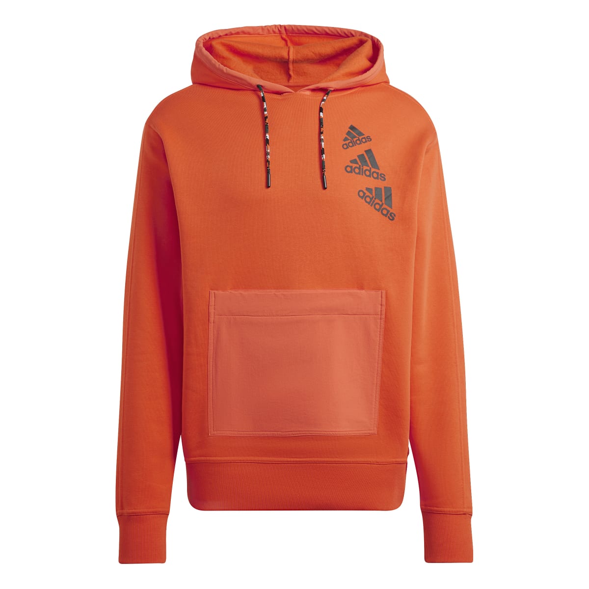 Sudadera Deportiva Unisex adidas BrandLove Fleece Naranja 