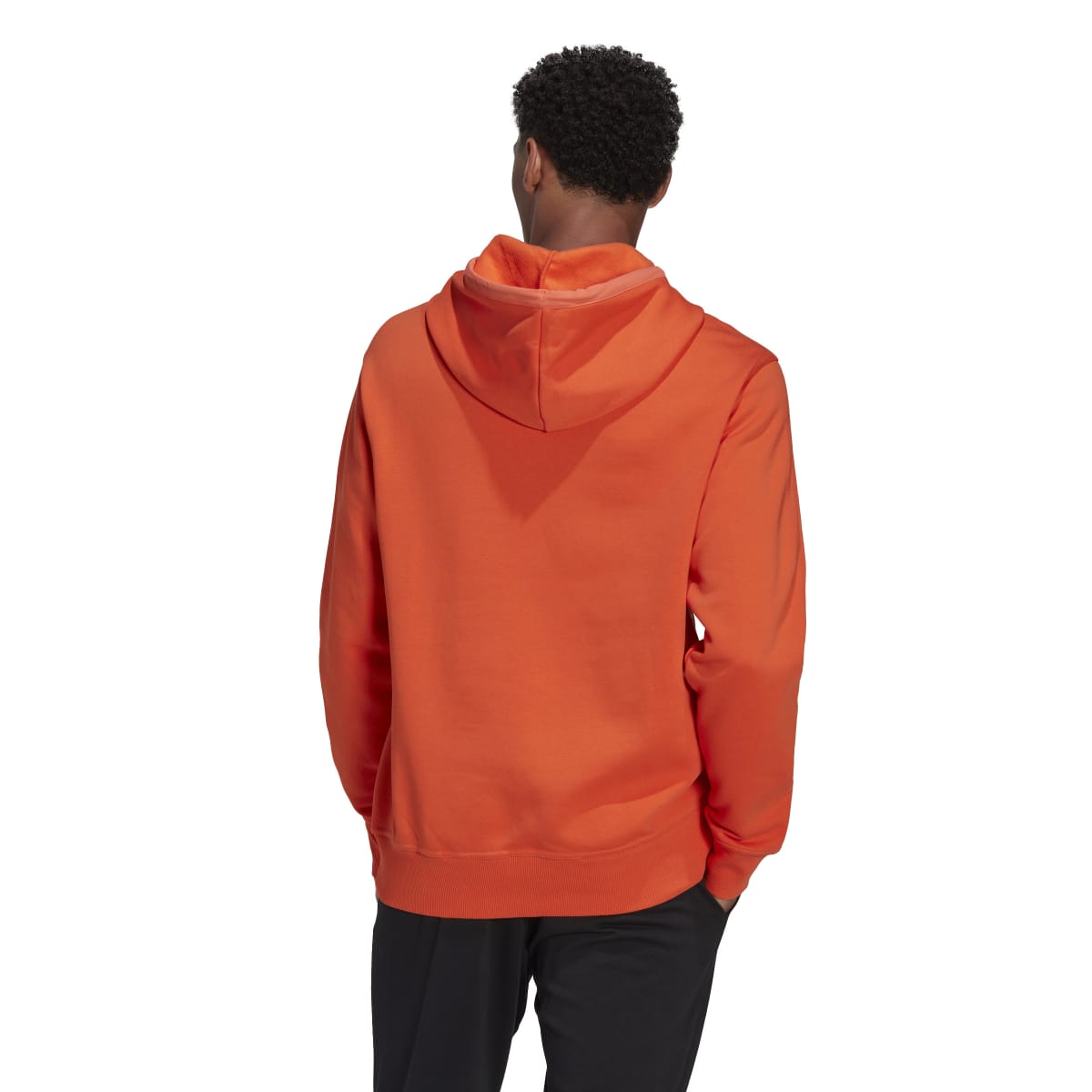 Sudadera Deportiva Unisex adidas BrandLove Fleece Naranja 