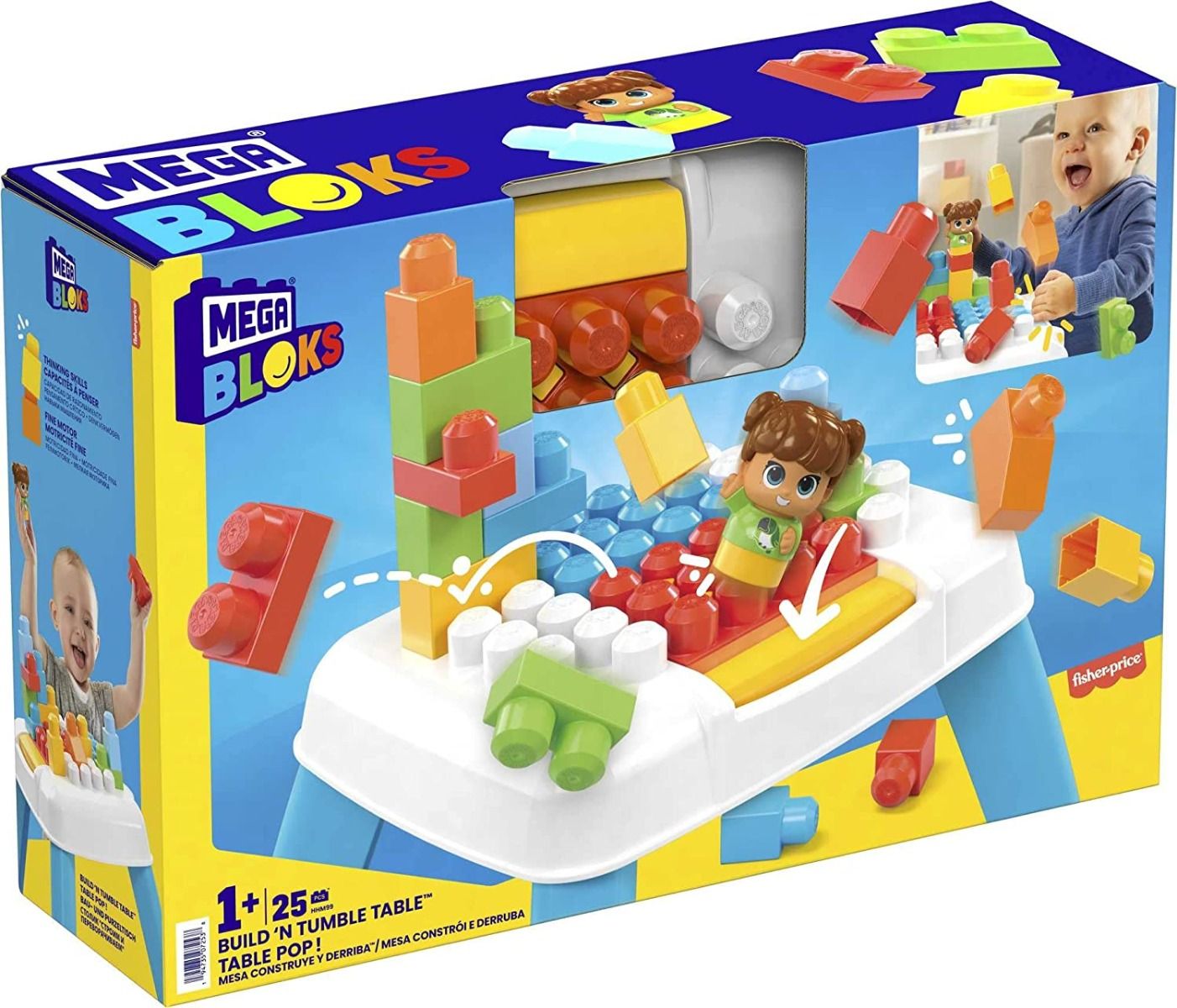 MEGA BLOCK SCATOLA COSTRUZIONI 250 PEZZI MAXI COLORATI | Magic Toys