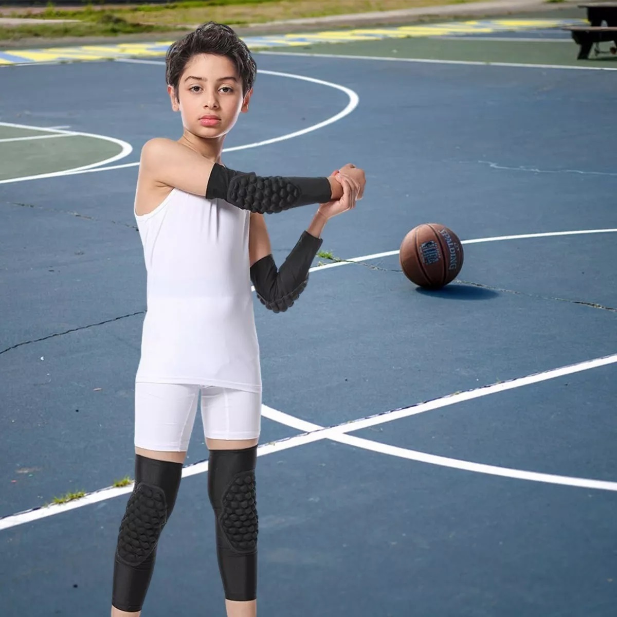 Rodilleras Basquetbol Niños Negro M