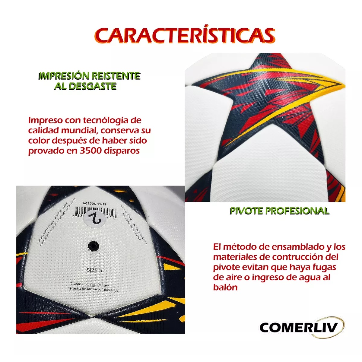 Balón Fútbol Soccer Champions Profesional Estrellas Hibrido Rosa #5