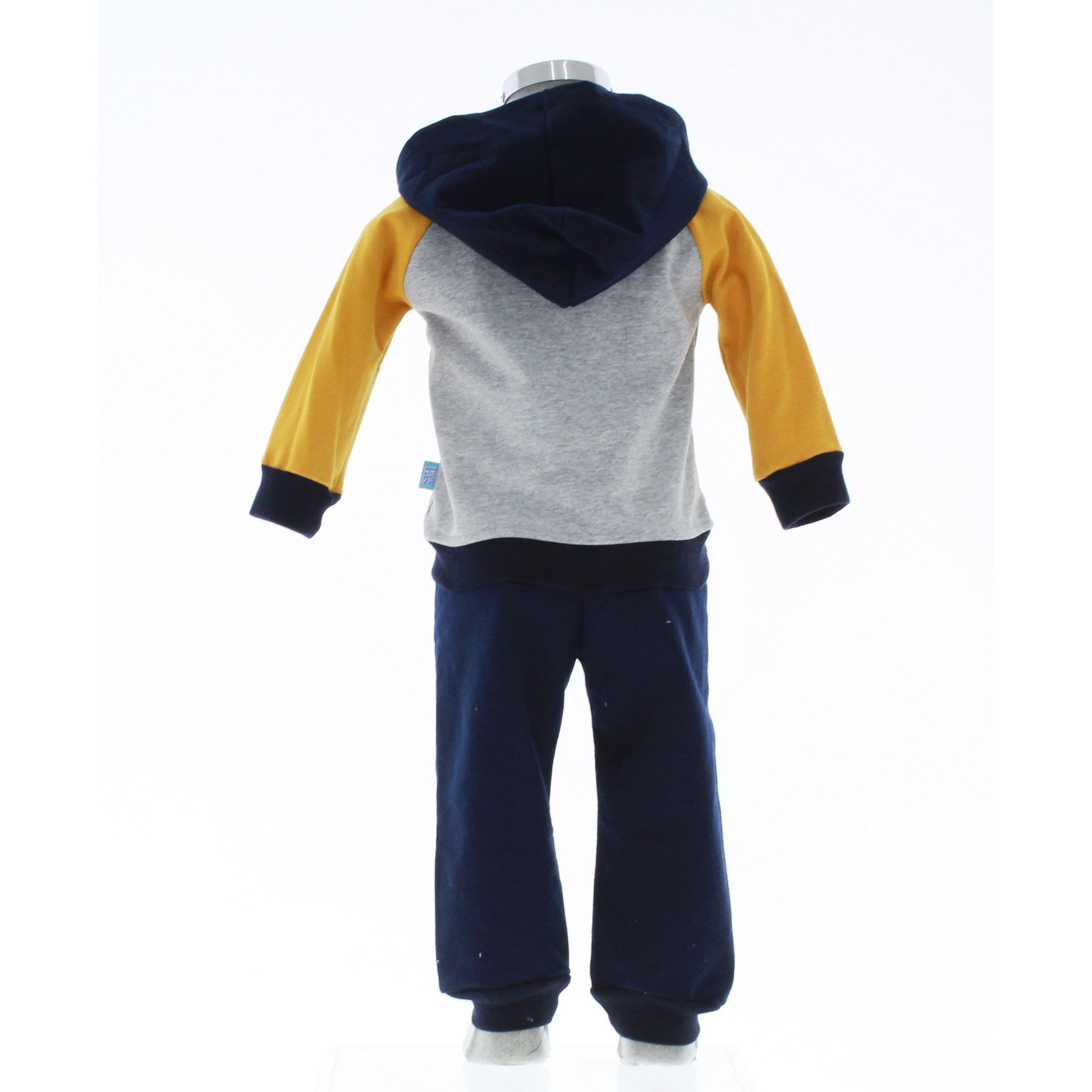 Conjunto Pants Para Bebé Niño 2 Piezas Gris 3632 0 a 3 años