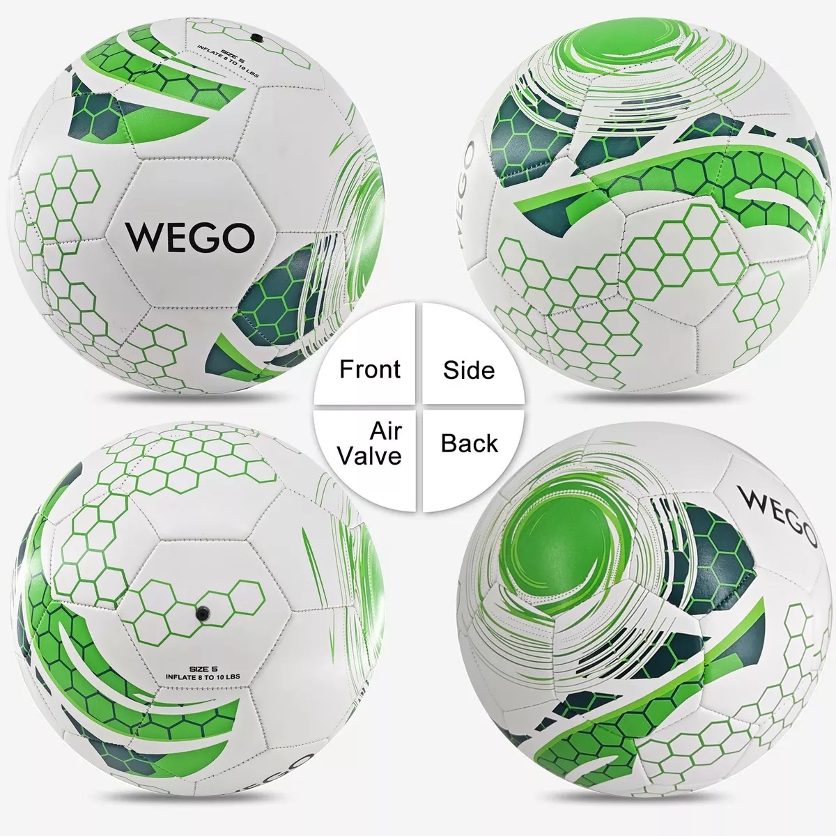 Balón Fútbol Soccer No.5 Classic Oficial Profesional Blanco
