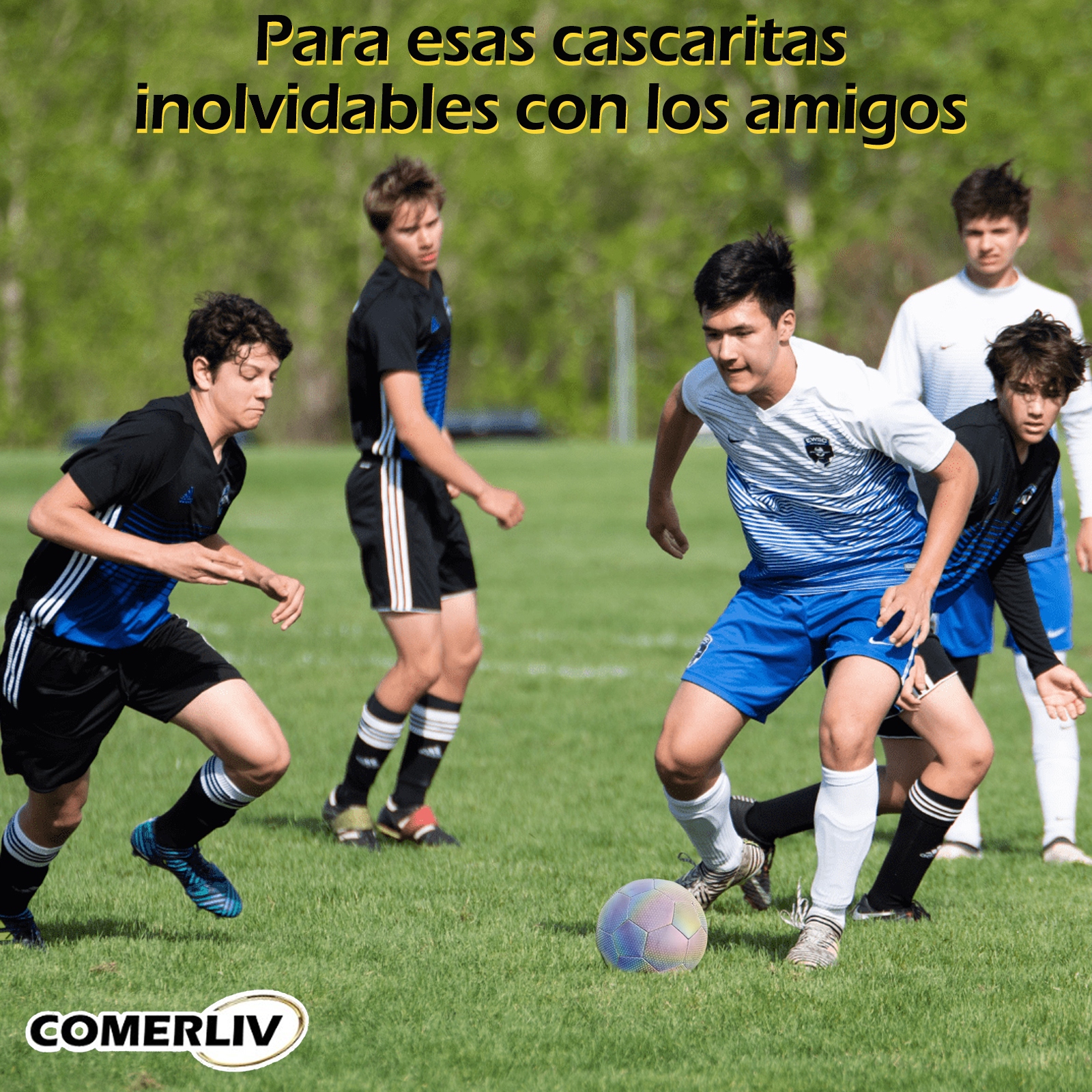 Balón de Fútbol Soccer Reflectante Luminoso Brillante Efecto Tornasol Multicolor No. 5