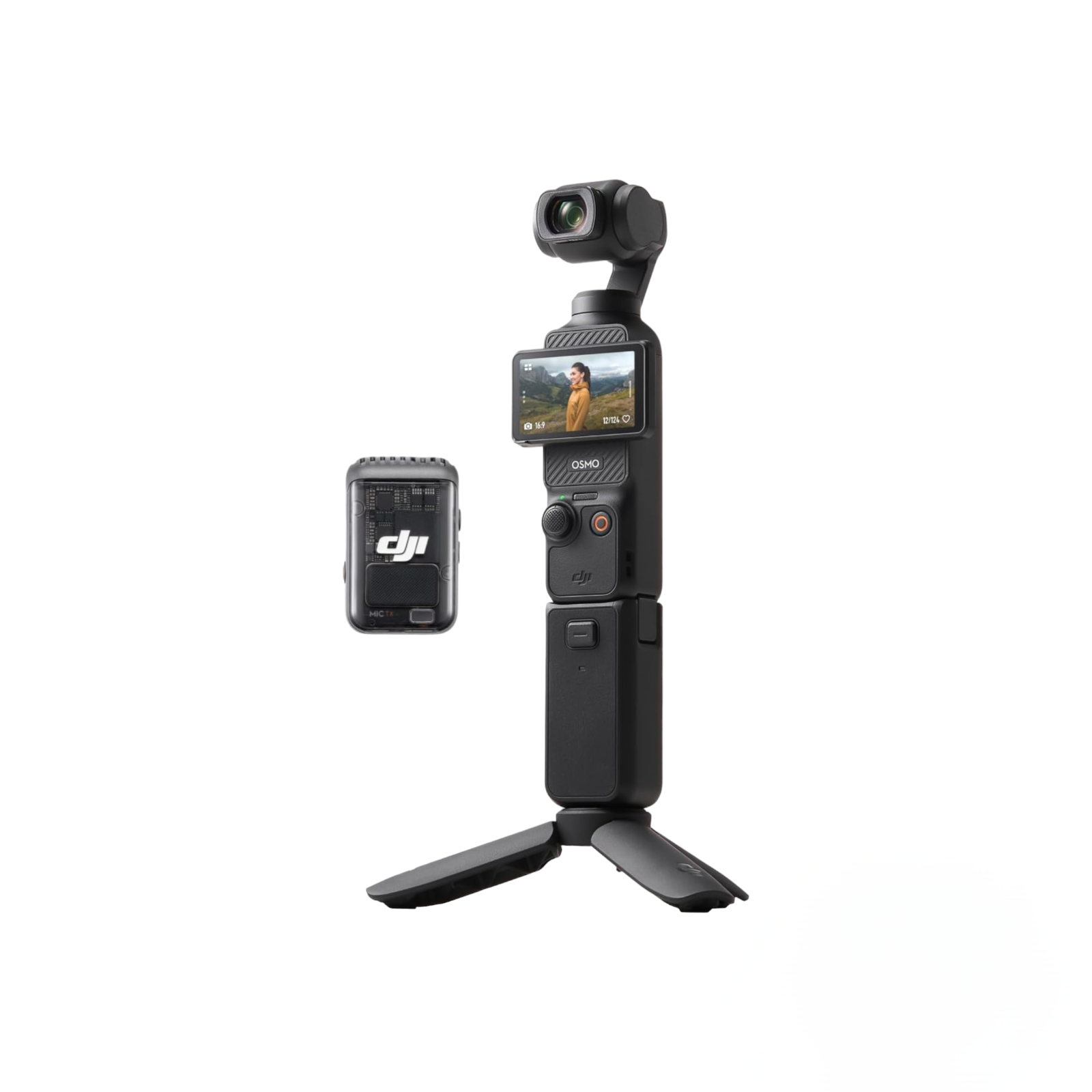 DJI Pack para Creadores Osmo Pocket 3, cámara con CMOS 1'' y 4K/120 fps, estabilización en 3 Ejes, Seguimiento de Caras/Objetivos, Enfoque rápido.